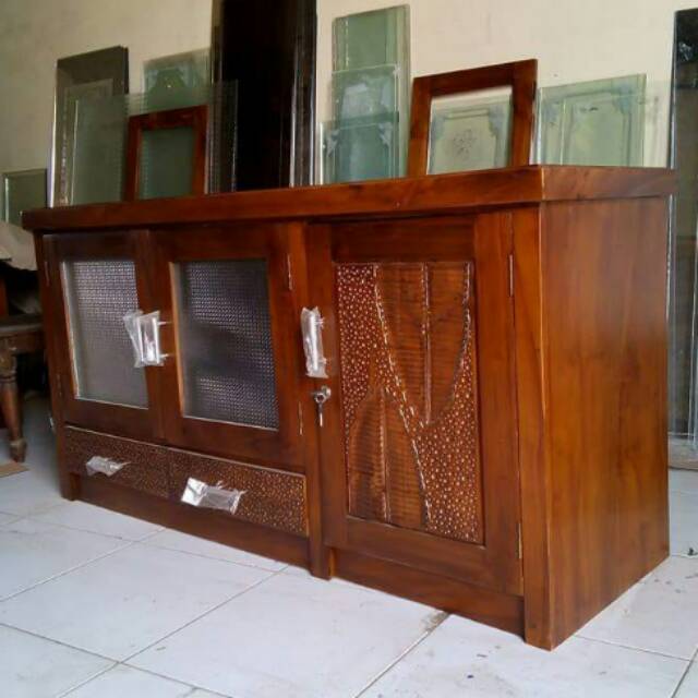 Bupet pendek kayu jati 150cm