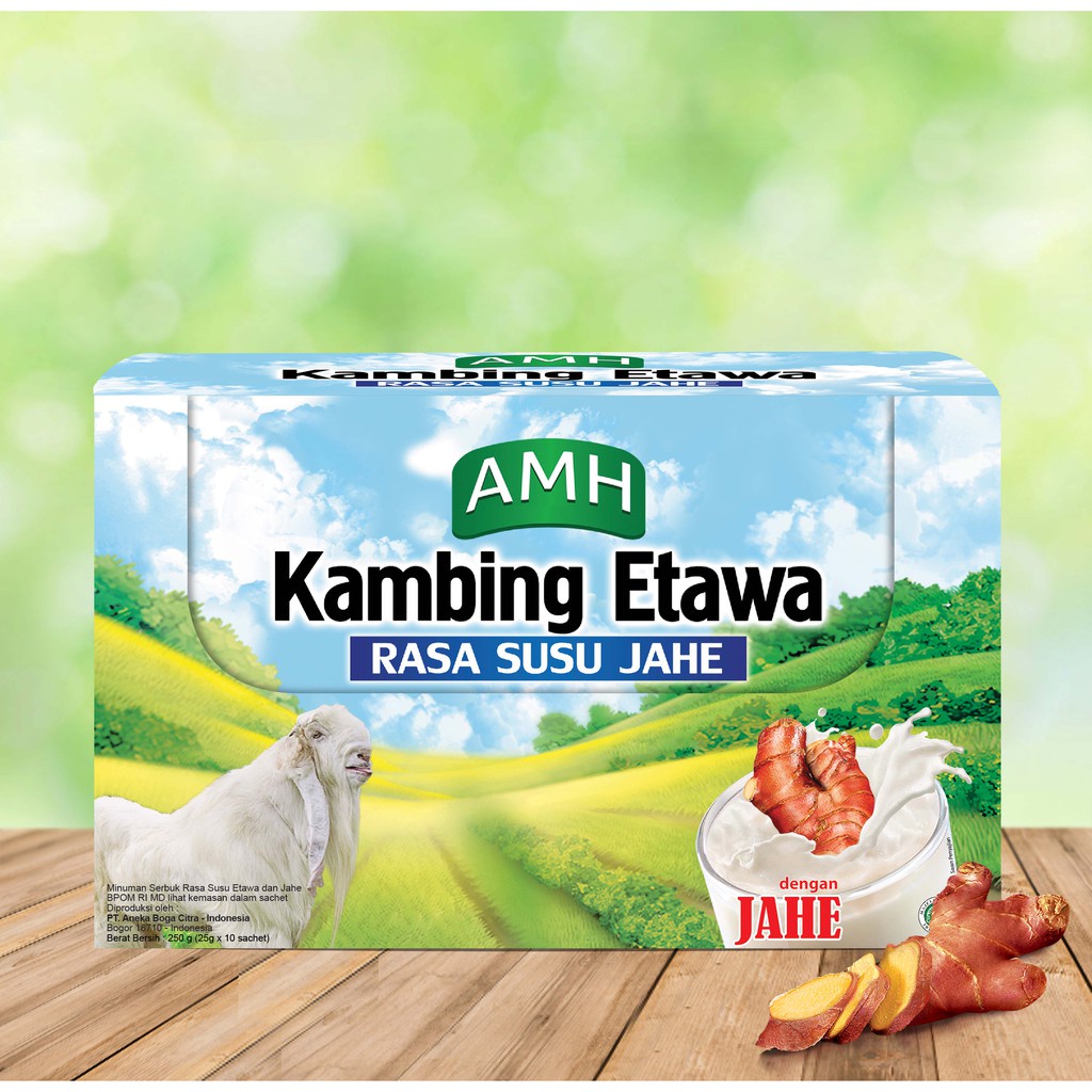 

susu kambing etawa AMH rasa jahe isi10 sachet