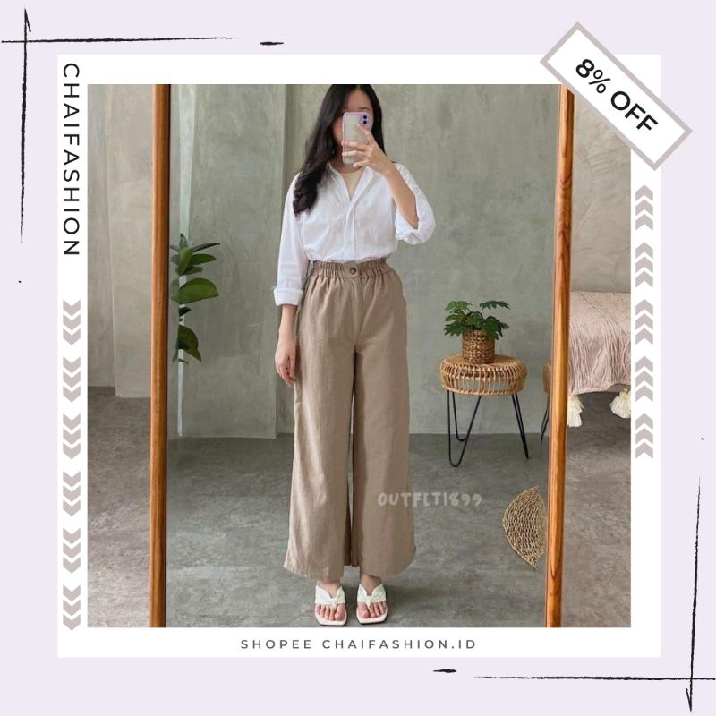 BAWAHAN - BAWAHAN WANITA - CELANA KULOT - CELANA KULOT PREMIUM - CELANA KULOT LINEN - CELANA KULOT L