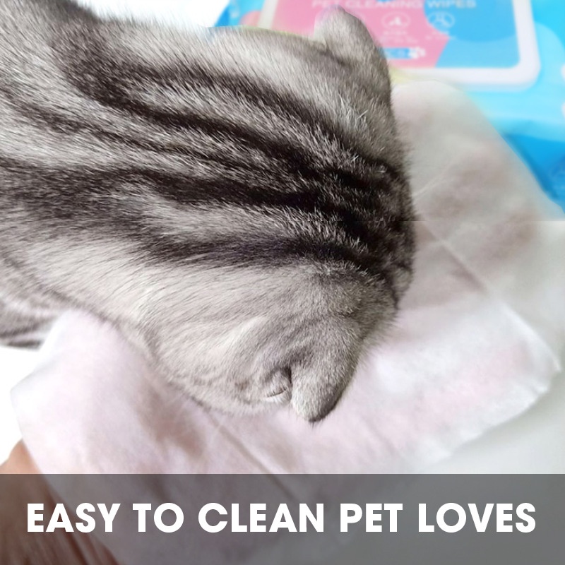 PET NURSING WIPES - Tissue Tisu Pembersih Kotoran Bulu Kulit Hewan Kucing Anjing Kelinci