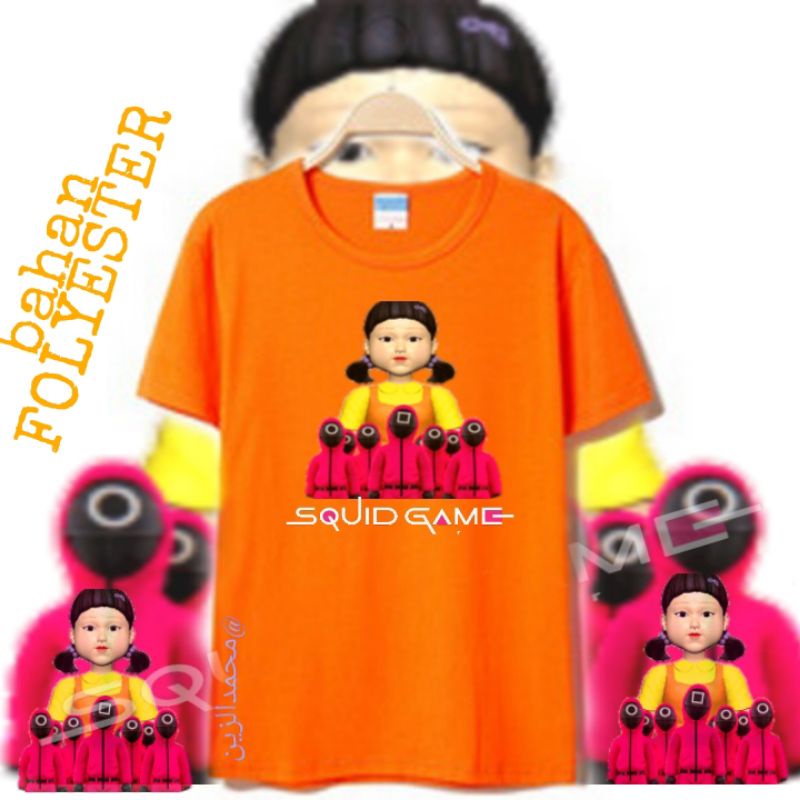 Kaos squid game/Baju squid game/baju kaos sguid game/kaos baju squid game/kaos anak squid game/baju 