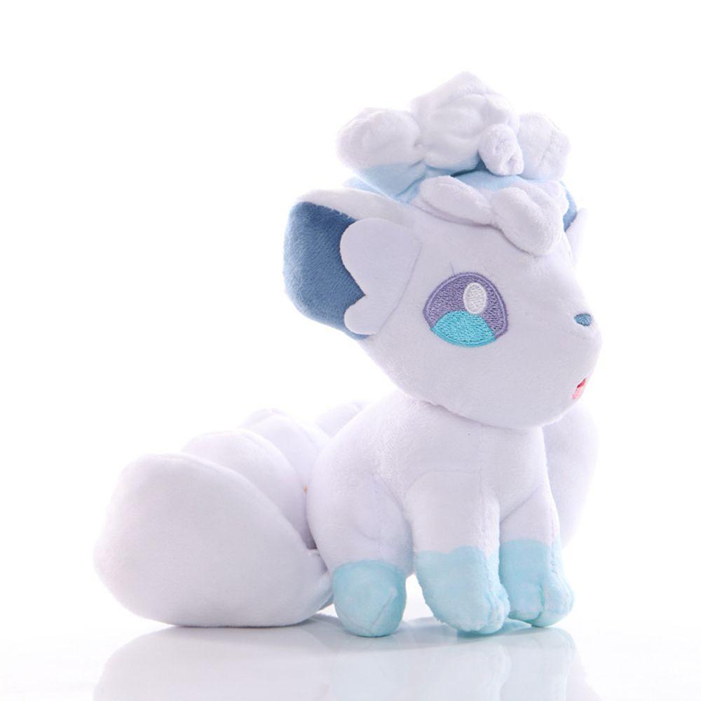 REBUY Rebuy Vulpix Mainan Mewah 20/15cm Anak Mainan Kartun Karakter Anime Plush Doll Anak Vulpix Alola