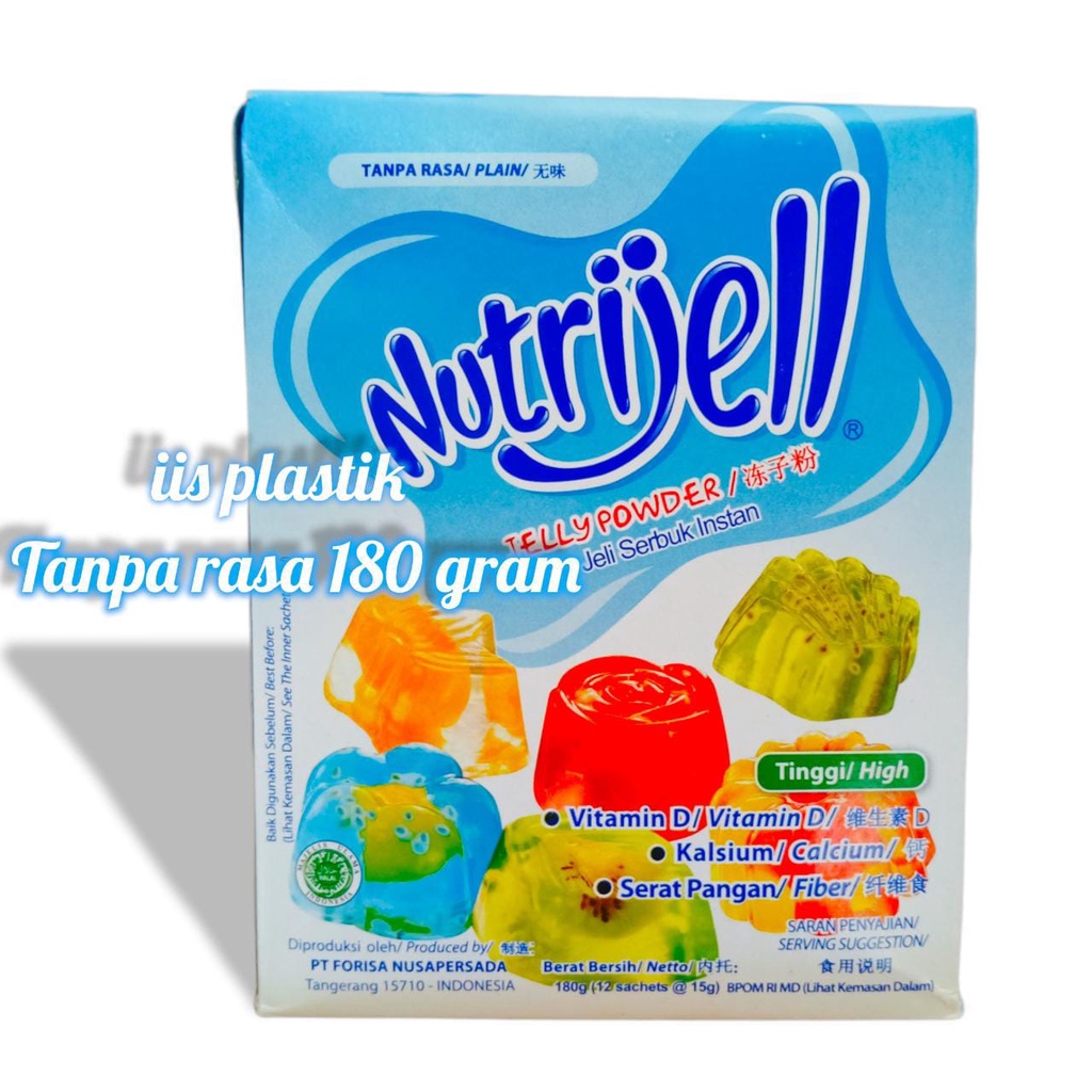 nutrijell 10 gram / nutrijell buah 10 gram / agar nutrijell buah 10 gram