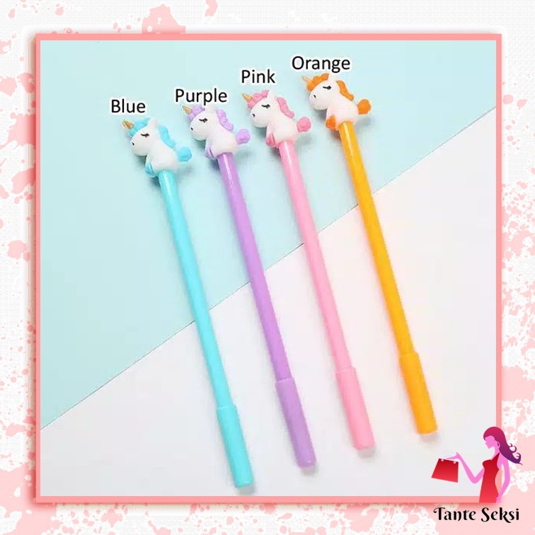 

PULPEN KARAKTER LUCU TINTA GEL BLACK 0.38MM BABY UNICORN CHUBBY CUTE PERLENGKAPAN ANAK SEKOLAH