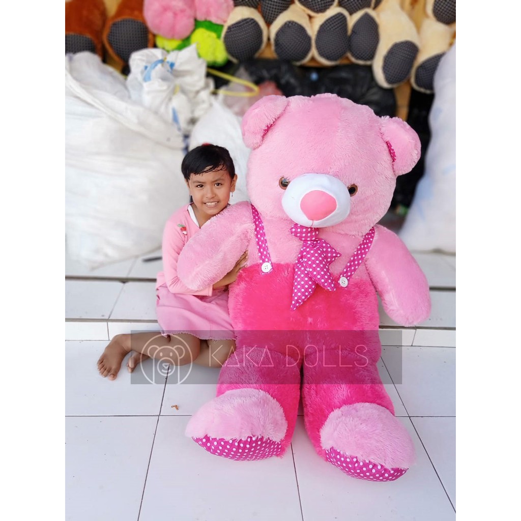 Boneka Teddy Bear Jojon Pink Jumbo