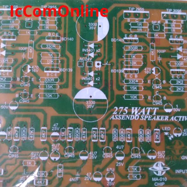 PCB Saturn Assendo Speaker Aktif 275 W