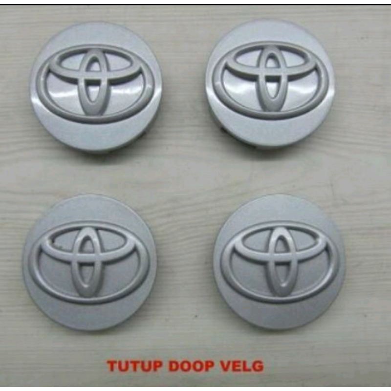 Cover tutup velg mobil all new avanza logo Toyota ukuran ring 14 silper
