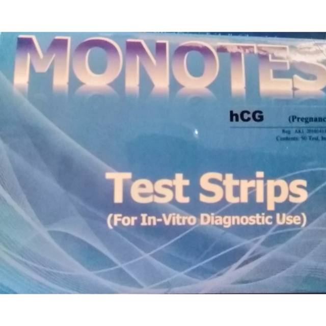 Rapid test monotes HCG pregnancy strip / alat tes kehamilan