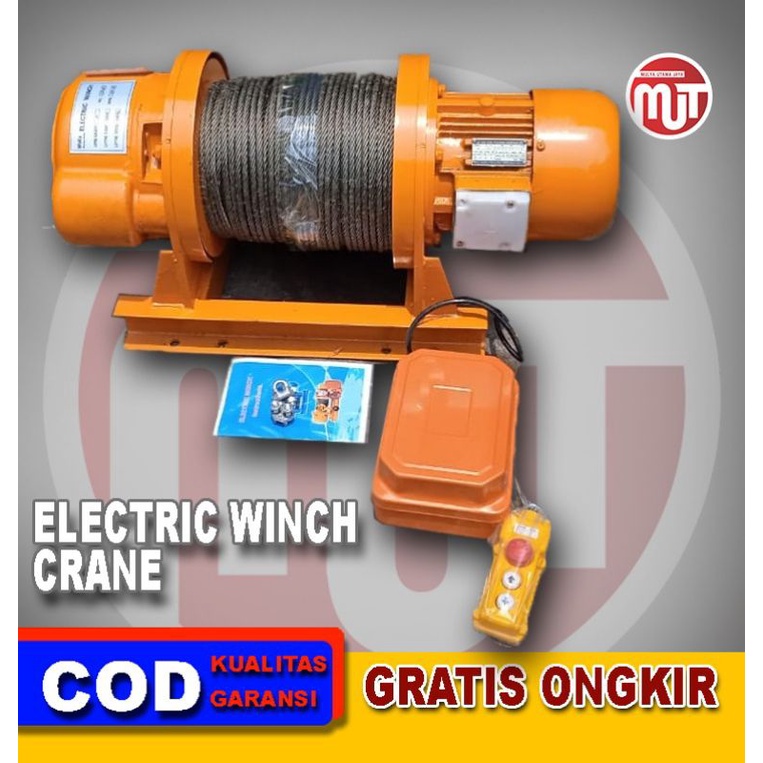 electric winch 2 ton 100 meter