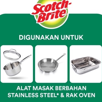 3M SCOTCH BRITE SPONS SABUT CUCI PIRING (BELI 1 RENTENG LEBIH MURAH)