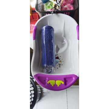 1 set lengkap bak mandi bayi folding 20 stik