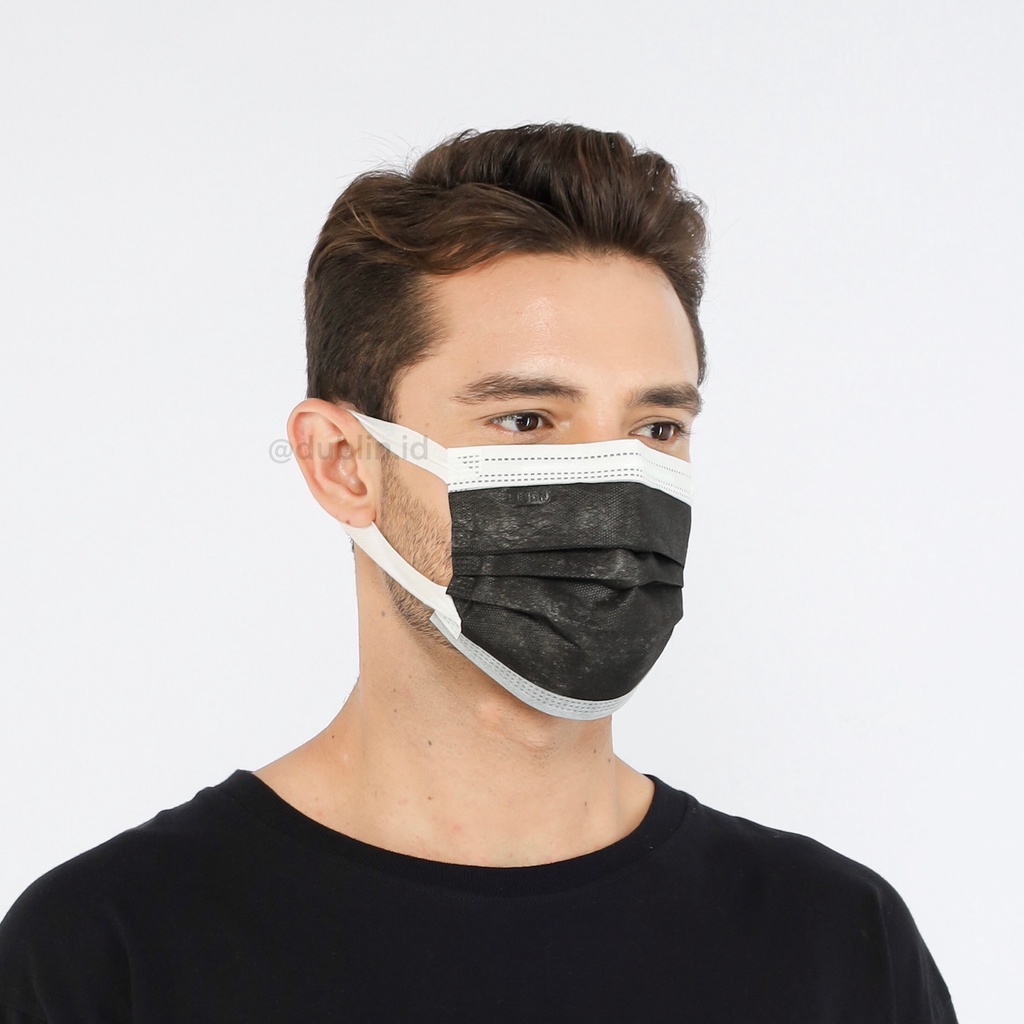 Masker Dublin Soft Earloop Hitam