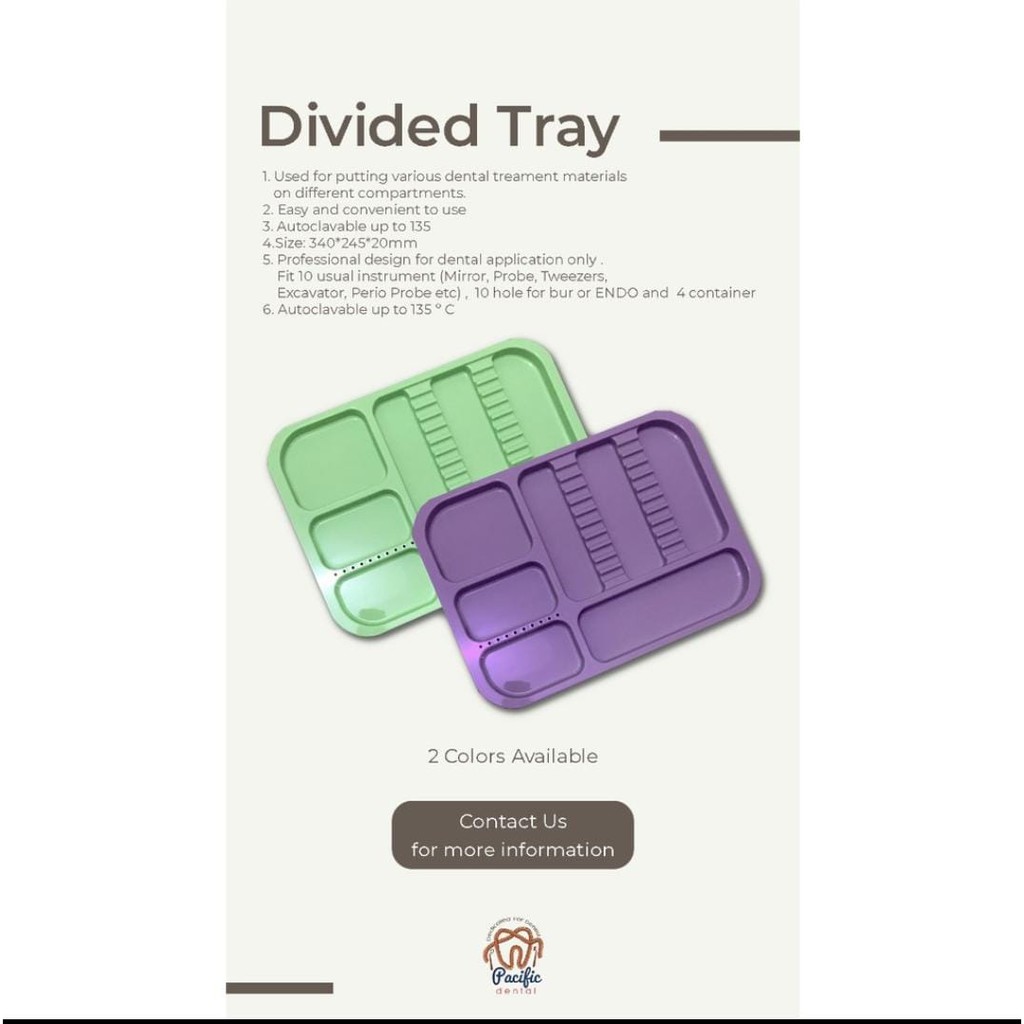DIVIDED TRAY FOR AUTOCLAVE GOOD QUALITY