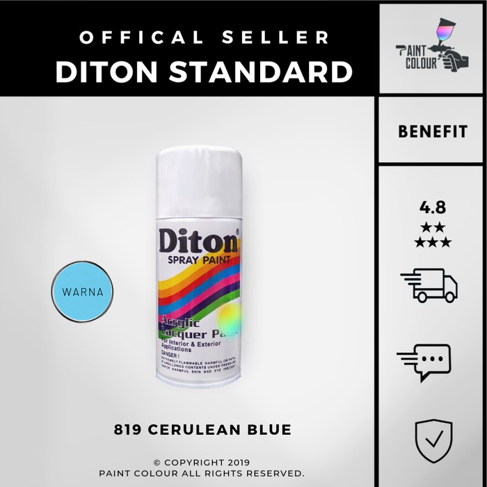 Diton 819 Cerulean Blue Cat Semprot