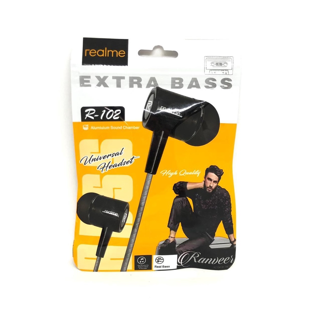 PROMO HANDSFREE REALME BUDS R112 NEX MIC/ EARPHONE REALME R113