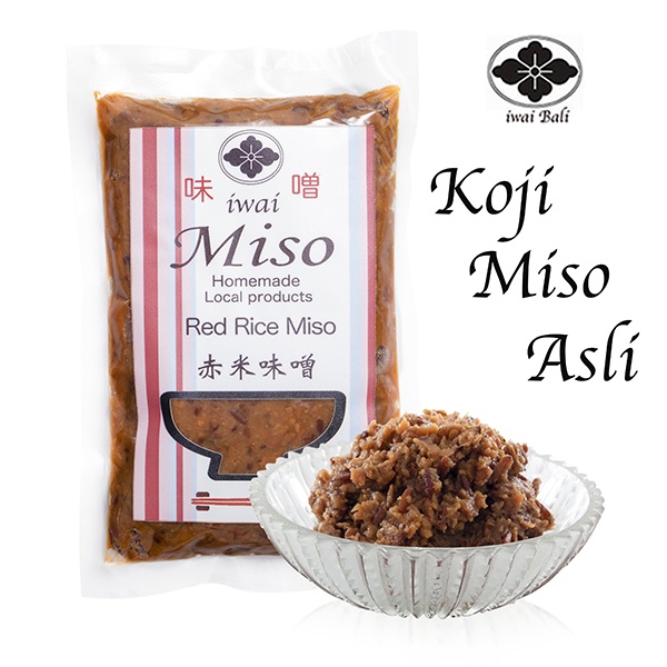 

iwai Red Rice Miso paste / Beras merah Koji Miso asli