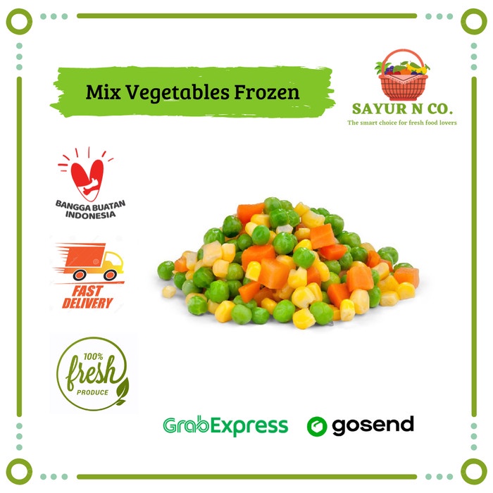 

Mix Vegetables 250gr | Sayur N Co Bekasi