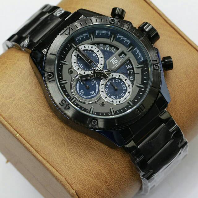 Jam Tangan Pria T5 H 3642 chronograph original tahan air