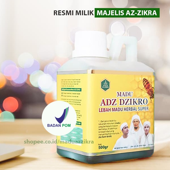 TERLARIS MADU ADZ DZIKRO Hutan Super Hitam Pahit Az Zikra Azzikra Azikra 500gr