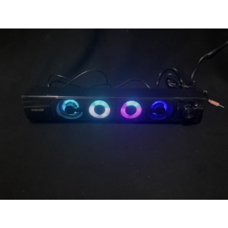 Speaker INBOX GS-07 Laptop/PC/ Gaming Soundbar Super Bass Portable RGB Lighting - Garansi 1 Tahun