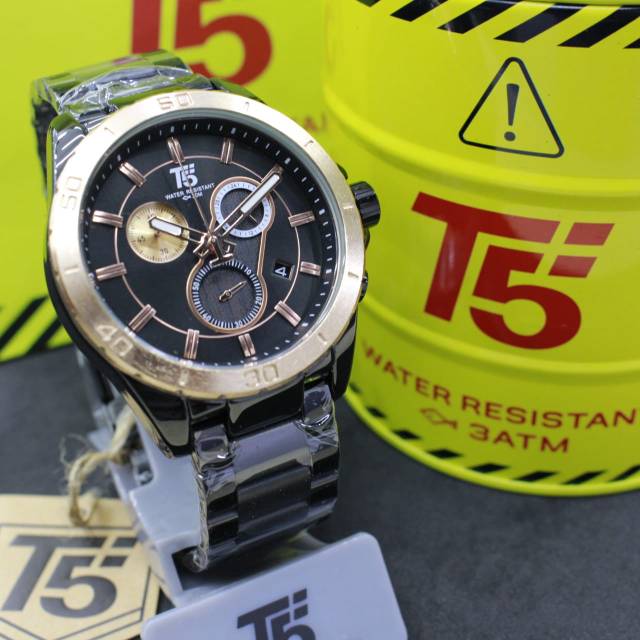 Jam T5 H3658 original chronograph bergaransi free tin box