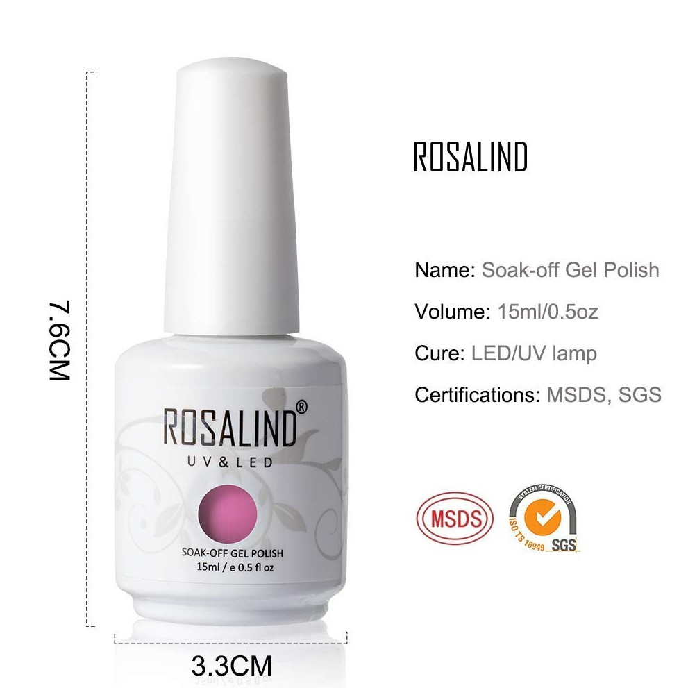 (1-20) ROSALIND GEL NAIL POLISH UV LED / Kutek / Cat Kuku / UV Gel Polish ROSALIND