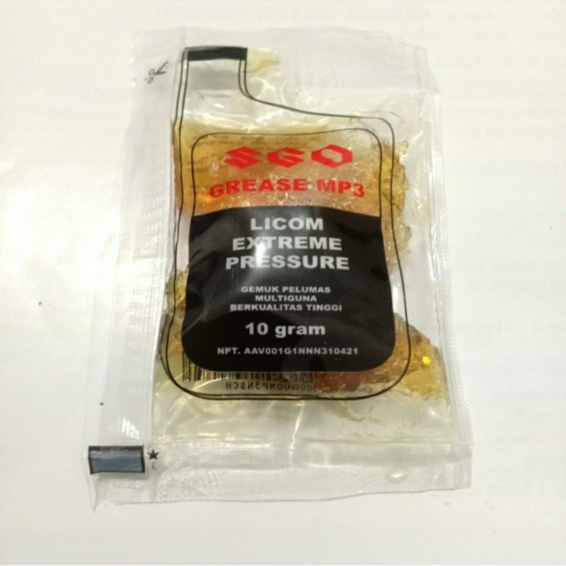 STEMPET , GEMUK , GREASE CVT SUZUKI ORIGINAL SGP