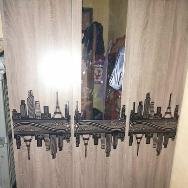 Lemari Pakaian 3 Pintu Cermin Lpp 32 P