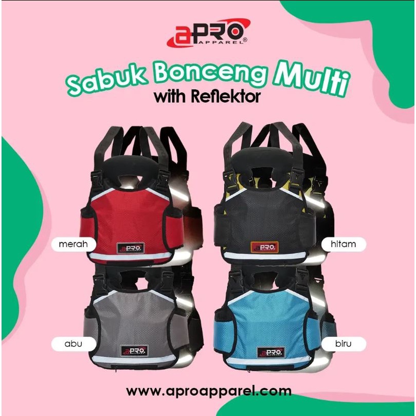 [FREE PENSIL CASE] Sabuk bonceng anak APRO sabuk kerkendara sabuk boncengan anak apro multifungsi