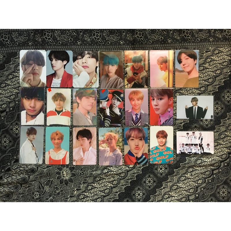 BTS Official ofc photocard pc rm namjoon jin suga jhope hobi jimin v taehyung jungkook her tear answ