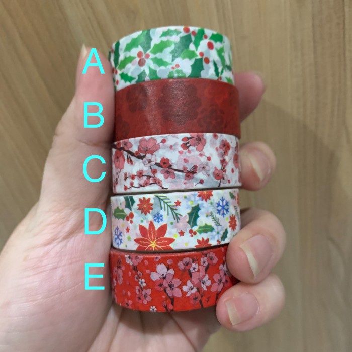 

Murah Washi Tape Selotip 15Mm Motif Bunga Sale!!!