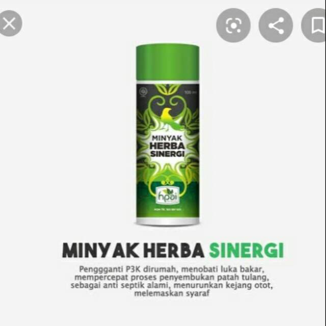 Minyak Herba Sinergi Produk Hni Hpai Harga Member Agen Rp 28 000 Rp 45 000 Shopee Indonesia