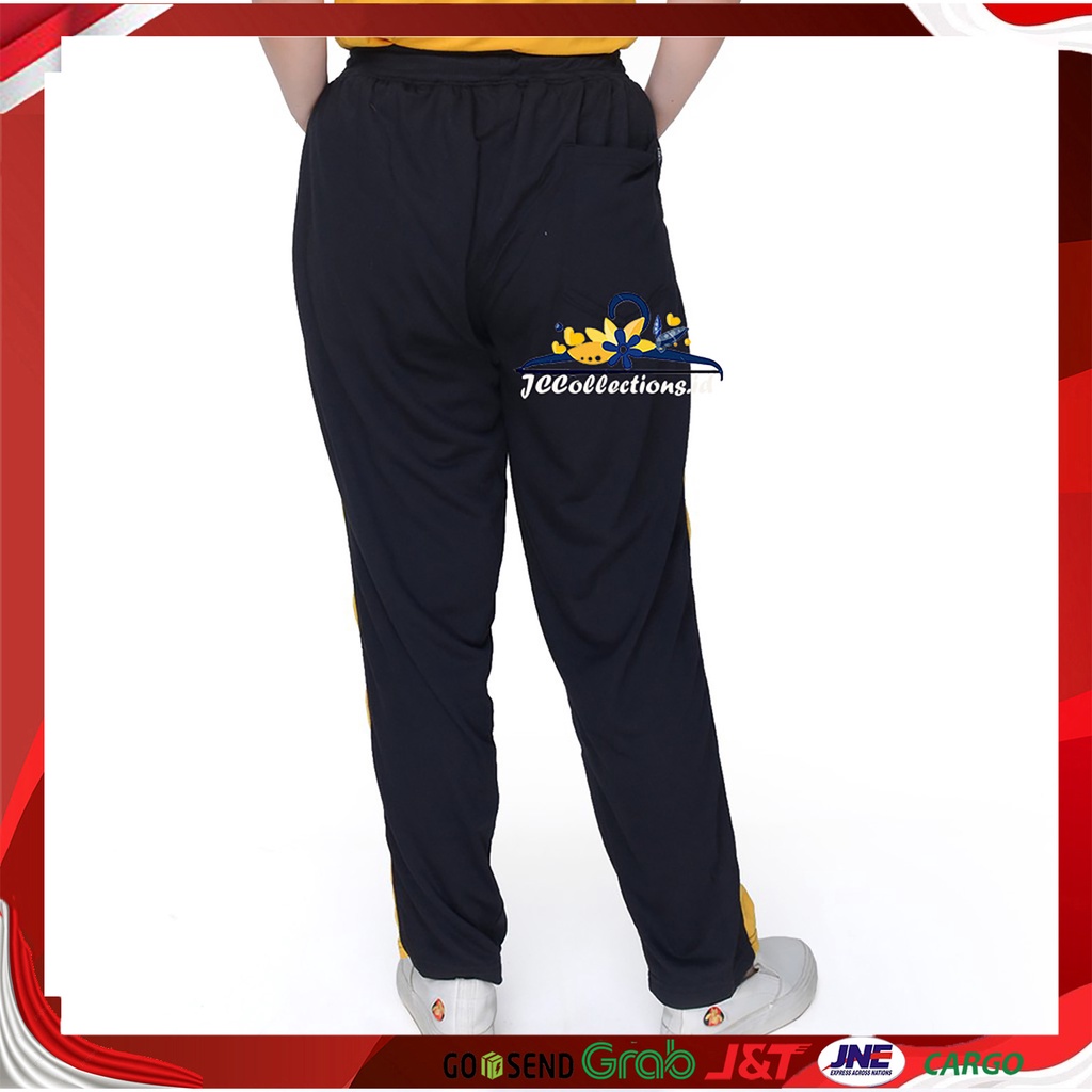 Celana Wanita Jumbop Jogger Big Size Side List Olahraga Ferra / Celana Training Wanita Jumbo - JCCollections