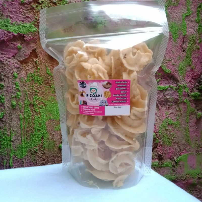 

kerupuk bawang bunga