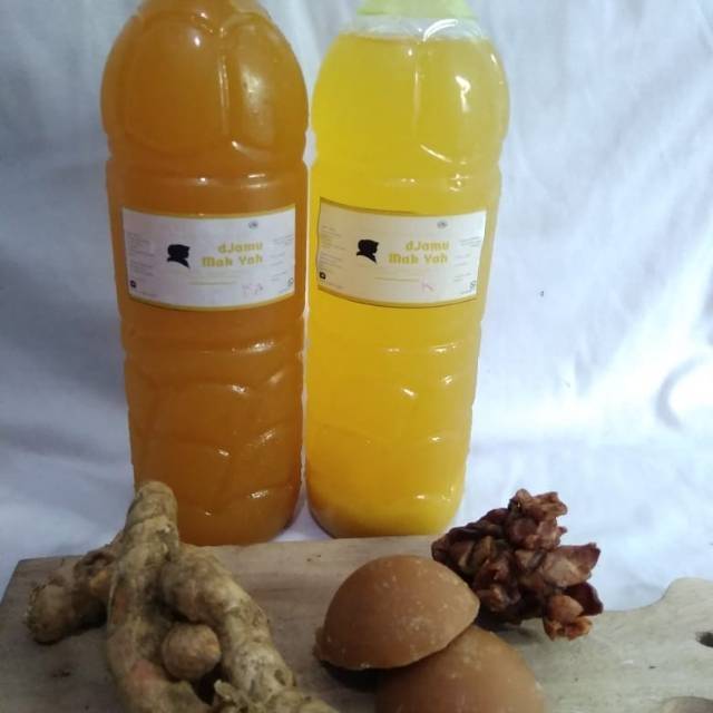 

Jamu jahe rempah segar dan hangat