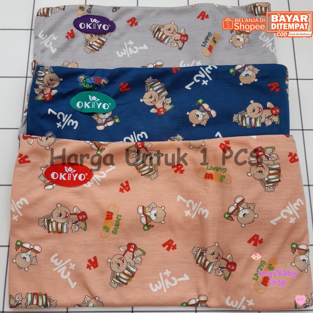 Gendongan bayi samping bahan Kaos Okiyo Motif Animal Lovers Series isi 1 PCS