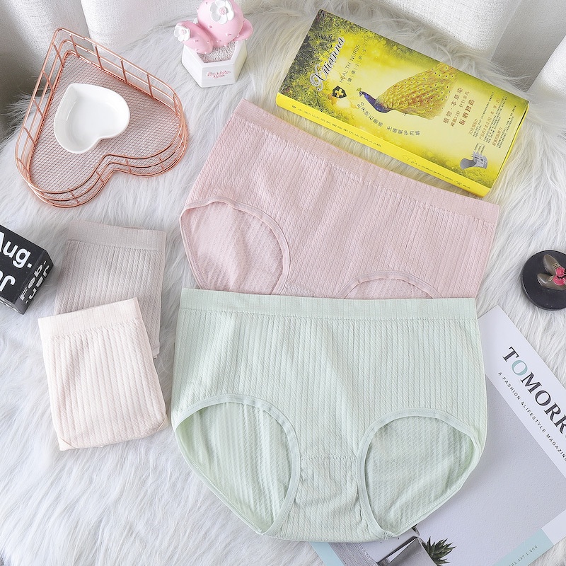 [Set Kotak 4pcs] TF seamless underwear CELANA DALAM wanita nyaman antibakteri graphene AAA CD13