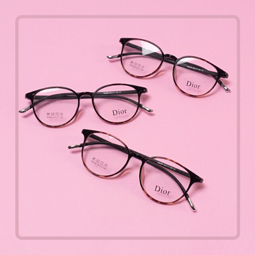Frame Kacamata Dior Bulat Anti Radiasi [ Premium Plastics TR 90 ]