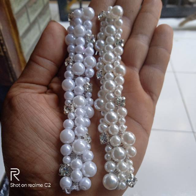 Mutiara rangkai/mutiara costume/payet mutiara/mutiara sintetis