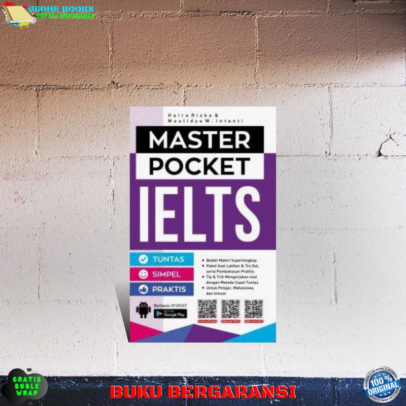 BUKU POCKET IELTS / IELTS MASTER POCKET / CEMERLANG PUBLISHING