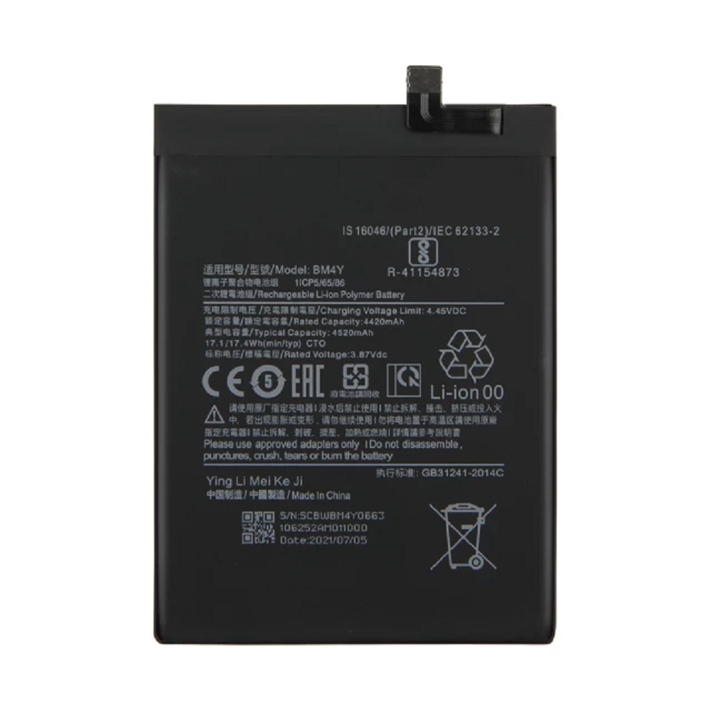Baterai BM4Y battery bm-4y Batre Xiaomi Poco F3 - Poco F3 Pro Original BM4Y baterai