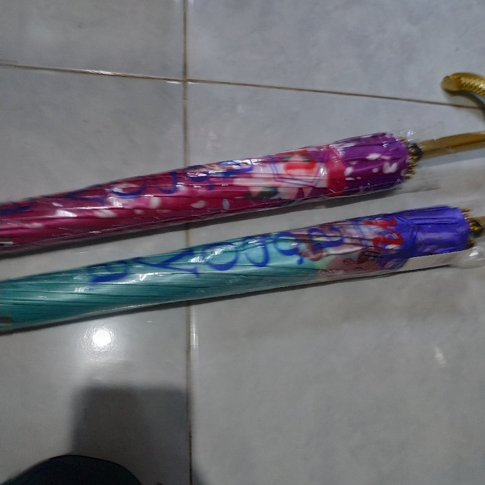 Payung Tongkat Saten Payung Dewasa Payung 16 Jari