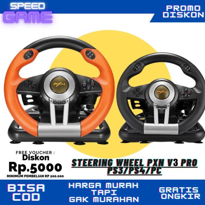 Stir Setir PXN Steering Wheel Racing PXN V3 V3II For PS3 PS4 PC XBox