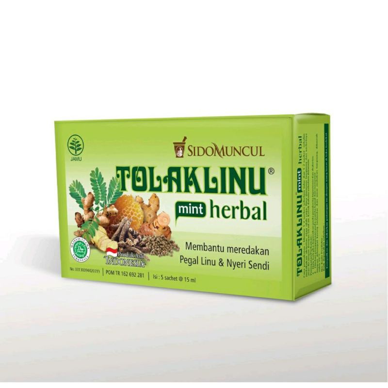 TOLAK LINU HERBAL MINT 5 SACHET