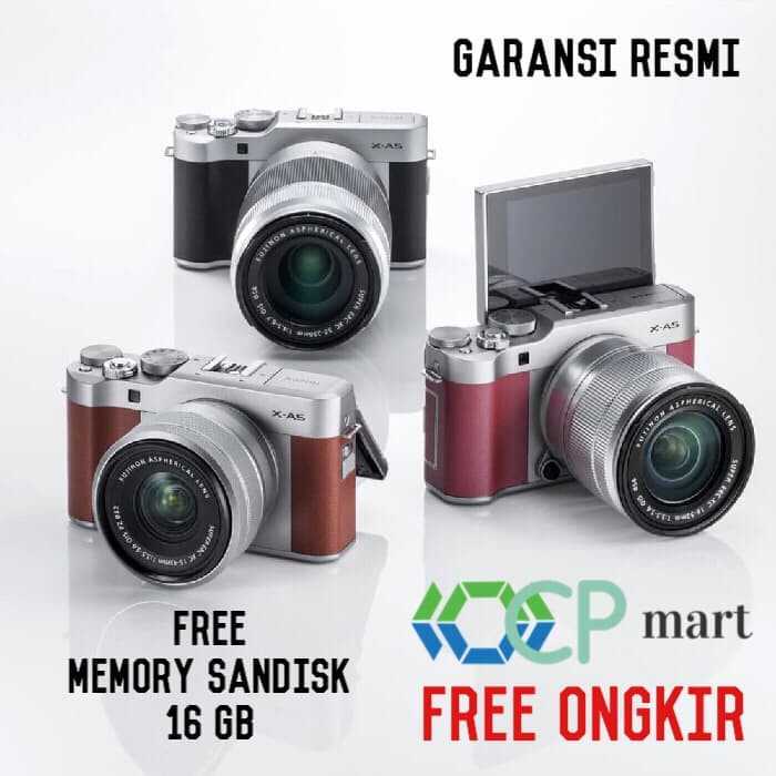 (READY) Fujifilm X-A5 kit 15-45mm GARANSI Fuji XA5 lensa 15-45mm