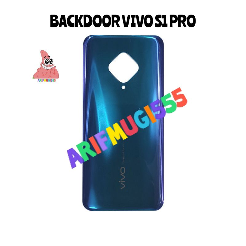 BACKDOOR BACK DOOR COVER CASING BELAKANG VIVO S1 PRO ORIGINAL