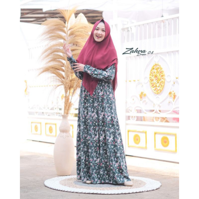 GAMIS ZAHRA BY ATTIN | GAMIS MUSLIMAH | PAKAIAN WANITA MUSLIM