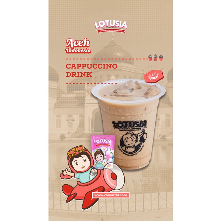 

1 kg LOTUSIA Cappuccino Drink Premix