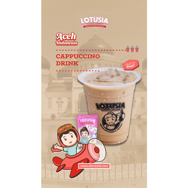 1 kg LOTUSIA Cappuccino Drink Premix