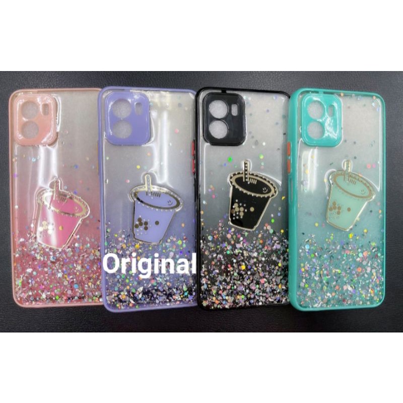 Case Vivo Y91 SoftCase Glitter Boba